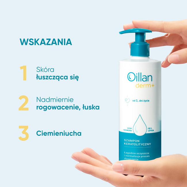 Oillan Derm+ szampon kreatolityczny 180ml