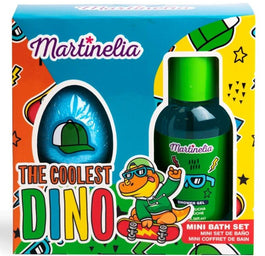 Martinelia The Coolest Dino zestaw kula do kąpieli 70 g + żel pod prysznic 100ml