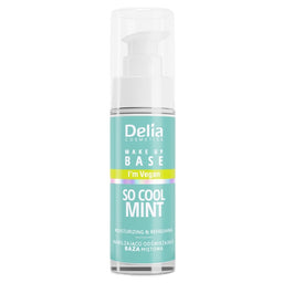 Delia Vegan Make Up Base wegańska baza nawilżająco-odświeżająca So Cool Mint 30ml