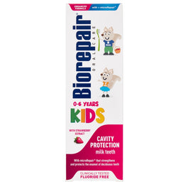 Biorepair Kids pasta do zębów dla dzieci 0-6 lat Truskawka 50ml