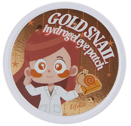 Esfolio Gold Snail Hydrogel Eye Patch hydrożelowe płatki pod oczy ze złotem i filtratem ze śluzu ślimaka 60szt.