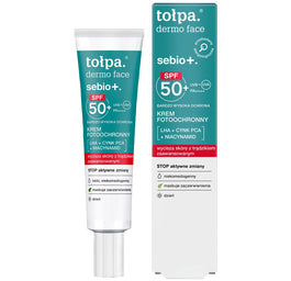 Tołpa Dermo Face Sebio+ krem fotoochronny SPF50+ 40ml