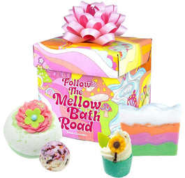 Bomb Cosmetics Follow the Mellow Bath Road zestaw upominkowy do kąpieli 4szt