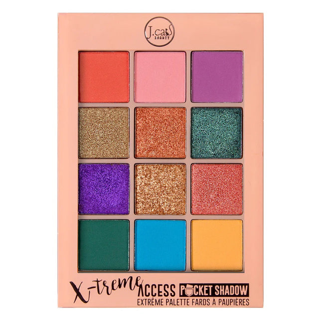 J.Cat Beauty X-Treme Access Pocket Shadow paleta cieni do oczu