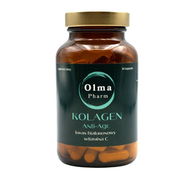 Olma Pharm Kolagen Anti-Age Kwas Hialuronowy + Witamina C suplement diety 90 kapsułek