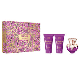 Versace Dylan Purple Pour Femme zestaw woda perfumowana spray 50ml + żel pod prysznic 50ml + balsam do ciała 50ml