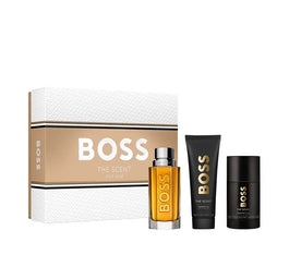 Hugo Boss Boss The Scent For Him zestaw woda toaletowa spray 100ml + dezodorant sztyft 75ml + żel pod prysznic 100ml
