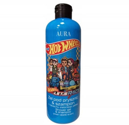 Aura Hot Wheels Shampoo & Shower Gel szampon i żel pod prysznic dla dzieci Green Apple 500ml