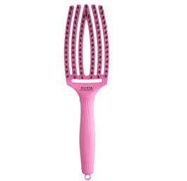 Olivia Garden FingerBrush Combo Medium szczotka do rozczesywania włosów Bubble Pink