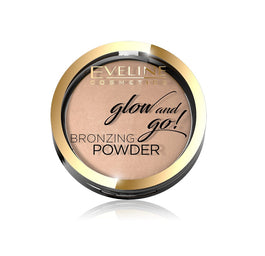 Eveline Cosmetics Glow And Go! Bronzing Powder puder brązujący w kamieniu 01 (100% off)