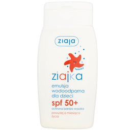 Ziaja Ziajka emulsja wodoodporna dla dzieci SPF50+ 125ml