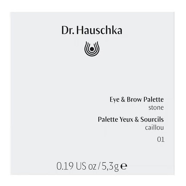 Dr. Hauschka Eye & Brow Palette paleta cieni do powiek i brwi 01 Stone 5.3g