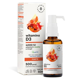 Aura Herbals Witamina D3 4000 IU suplement diety w kroplach 50ml