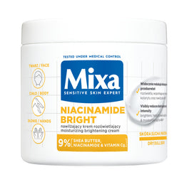 MIXA Niacinamide Bright nawilżający krem rozświetlający 400ml