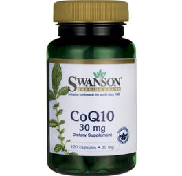 Swanson Koenzym Q10 30mg suplement diety wspomagający produkcję energii komórkowej 120 kapsułek