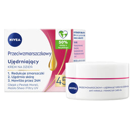Nivea Przeciwzmarszczkowy + Ujędrniający krem na dzień 45+ 50ml