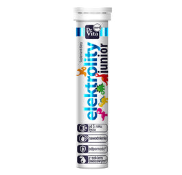 Dr Vita Elektrolity Junior suplement diety 20 tabletek musujących