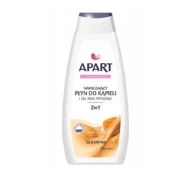 Apart Natural Double Care płyn do kąpieli i żel pod prysznic 2w1 Mleko i Miód 900ml