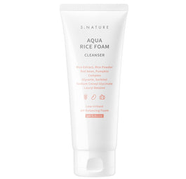 S.NATURE Aqua Rice Foam Cleanser ryżowa pianka do mycia twarzy 80ml