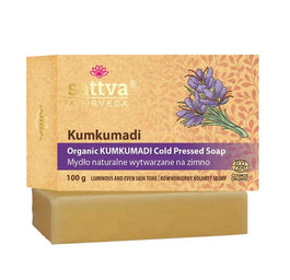 Sattva Organiczne mydło wytwarzane na zimno Kumkumadi 100g