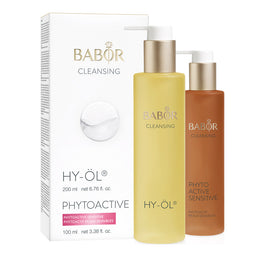 Babor Hy-Öl & Phytoactive Sensitive zestaw hydrofilowy olejek oczyszczający 200ml + koncentrat ziołowy 100ml