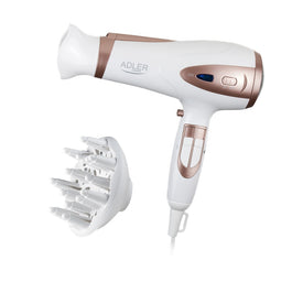 Adler Suszarka do włosów z dyfuzorem 2200W ION AD 2248 Biała