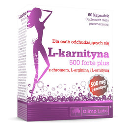 Olimp Labs L-Karnityna 500 Forte Plus suplement diety 60 kapsułek