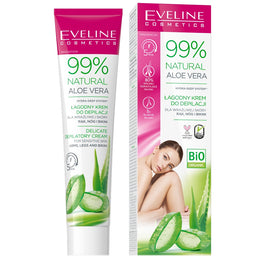 Eveline Cosmetics 99% Natural Aloe Vera krem do depilacji rąk nóg i bikini 125ml
