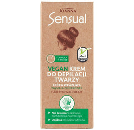 Joanna Sensual Vegan krem do depilacji twarzy 20g