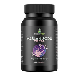 BetterMe Maślan Sodu Forte 770mg suplement diety dla zdrowych jelit 100 kapsułek