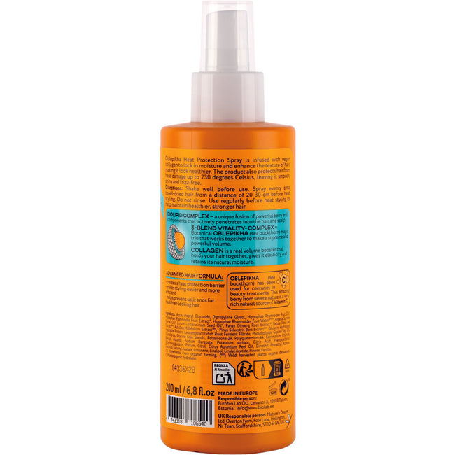 Natura Siberica Oblepikha Volume spray termoochronny zwiększający objętość włosów 200ml