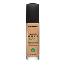Miss Sporty Naturally Perfect Match wegański podkład nawilżający