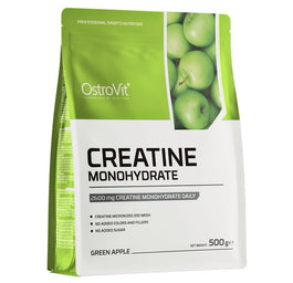 OstroVit Creatine Monohydrate kreatyna monohydrat suplement diety Zielone Jabłko 500g