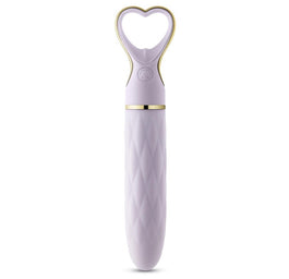 Blush Delice Heartthrob Silicone Bullet Vibrator wibrator z rączką w kształcie serca Lavender Love