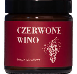 Mglife Świeca rzepakowa Czerwone Wino 120ml
