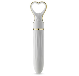 Blush Delice Heartthrob Silicone Bullet Vibrator wibrator z rączką w kształcie serca Whithe Bouquet