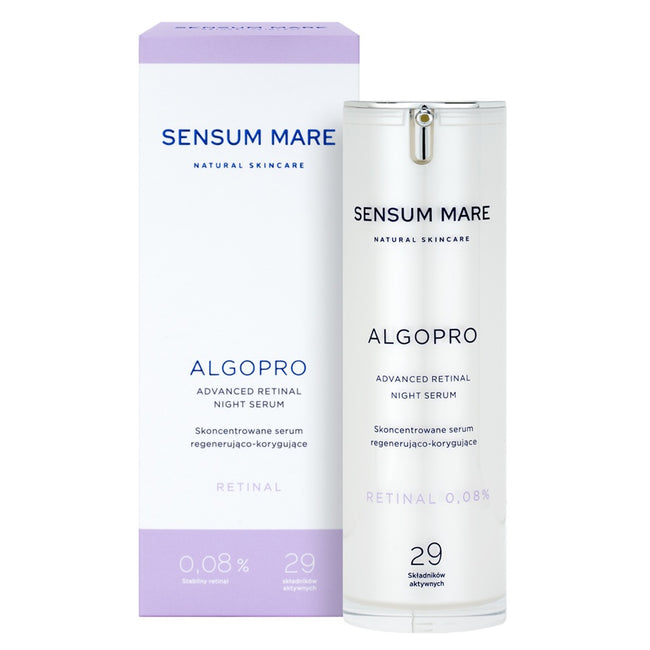 Sensum Mare Algopro skoncentrowane serum regenerująco-korygujące z 0.08% retinalem  30ml