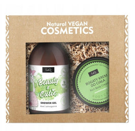 LaQ Beauty & Cutie zestaw żel pod prysznic 500ml + krem do ciała 200ml