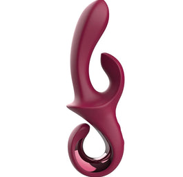 Dream Toys Glam Duo Vibrator wibrator duo z powiększoną główką Czerwony