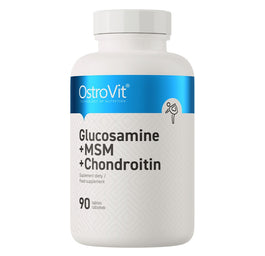 OstroVit Glukozamina + MSM + Chondroityna suplement diety 90 tabletek