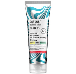 Tołpa Dermo Face Sebio+ power żel-pasta do mycia twarzy 3 kolory 100ml