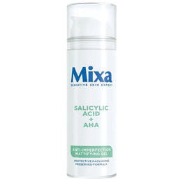 MIXA Matujący żel przeciw niedoskonałościom Kwas salicylowy + kwasy AHA 50ml