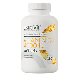 OstroVit Vitamin D3 4000IU suplement diety 120 kapsułek