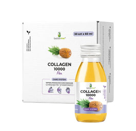BetterMe Collagen 10000 Flex kolagen rybi i chondroityna do picia suplement diety Ananas 30x60ml