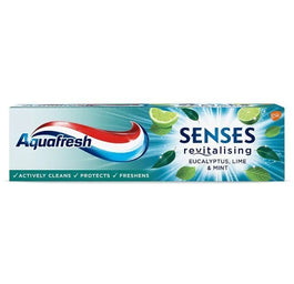 Aquafresh Senses Revitalising Toothpaste rewitalizująca pasta do zębów Eucalyptus & Lime & Mint 75ml