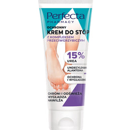 Perfecta Pharmacy ochronny krem do stóp z kompleksem przeciwgrzybicznym 15% urea 80ml