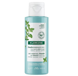 Klorane 3in1 Purifying Powder puder oczyszczający z organiczną miętą i glinką 50g