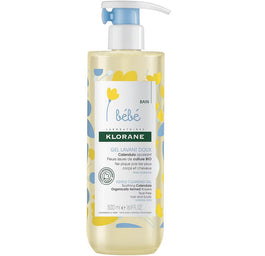 Klorane Bebe Gentle Cleansing Gel delikatny żel do mycia ciała i włosów 500ml
