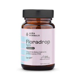 Aura Herbals Floradrop femi probiotyk dla kobiet suplement diety 20 kapsułek