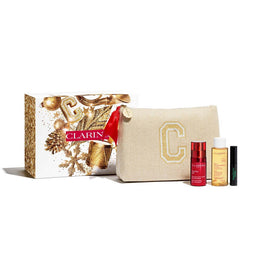 Clarins Total Eye Lift Routine zestaw liftingujący krem pod oczy 15ml + olejek do demakijażu 50ml + tusz do rzęs 3ml